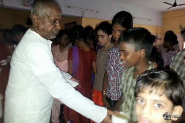 Celebs at Chennai Flood Relief Activities